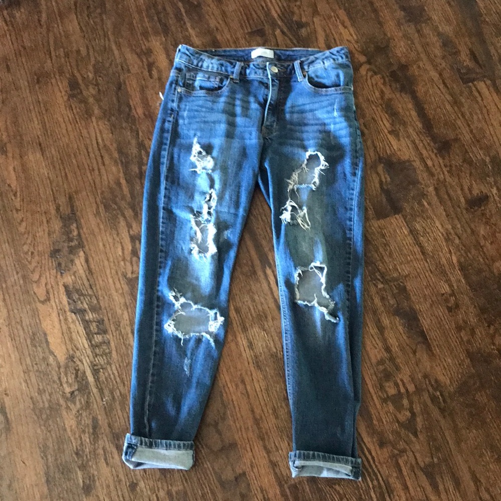 Blue jean pants